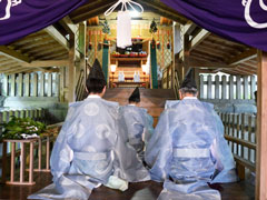 高嶺稲荷神社例祭の風景1